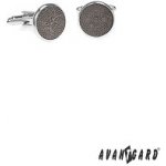 Avantgard manžetové knoflíčky Premium stříbrná lesk grafitová 573-20810 – Zboží Dáma