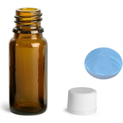 Luna Skleněná lékovka s bílým uzávěrem 0,5 l – Hledejceny.cz