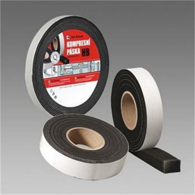 Den Braven B8520BD Kompresní páska HB 20 mm x 6 mm x 6 m černá – Zboží Dáma