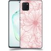 Pouzdro a kryt na mobilní telefon Samsung Pouzdro ACOVER Samsung Galaxy Note 10 Lite N770F s motivem Floral I