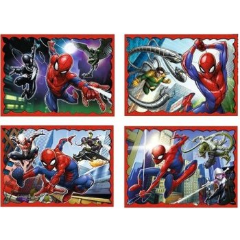 Trefl Spiderman: V pavoučí síti 4v1 35,48,54,70 dílků