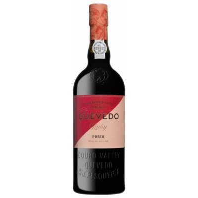 Porto Quevedo Ruby Port 19% 0,75 l (dárkové balení 2 sklenice) – Hledejceny.cz