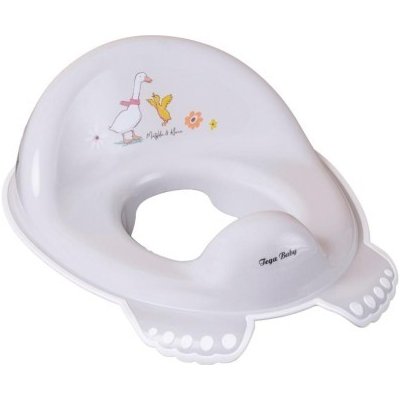 TEGA BABY Sedátko na WC protiskluzové Husa béžové – Sleviste.cz