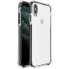 Pouzdro a kryt na mobilní telefon Apple Pouzdro IZMAEL Spring Armor silikonove s barevnym lemom Apple iPhone XS Max čiré