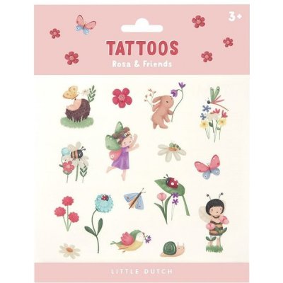 Little Dutch Dětské tetování Rosa & Friends – Zboží Mobilmania