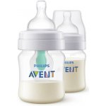 Philips Avent Kojenecká láhev Anticolic s ventilem AirFree 2ks transparentní 125 ml – Zboží Dáma