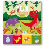 101 věcí k hledání a nalepování Dinosauři – Zboží Dáma