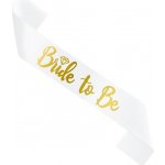 Šerpa Bride to be bílá se zlatým nápisem – Hledejceny.cz