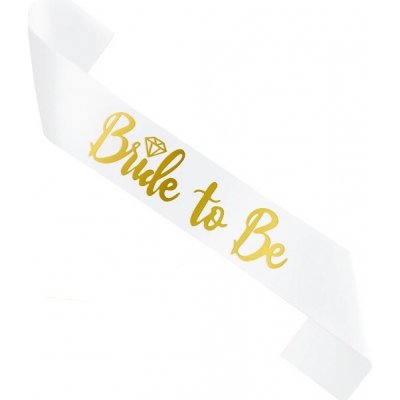 Šerpa Bride to be bílá se zlatým nápisem – Hledejceny.cz
