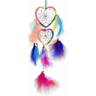 Nefertitis Lapač snů Rainbow hearts NF41382 50 cm – Zboží Mobilmania