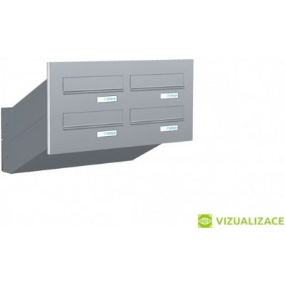 Poštovní schránka D-046 - do dveřního panelu - lakovaná - RAL 8017 MAT. - HNĚDÁ ČOKOLÁDOVÁ – Hledejceny.cz