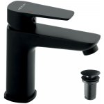 Umyvadlová stojánková baterie Metalia 58003,5 ECO s výpustí, černá – Sleviste.cz