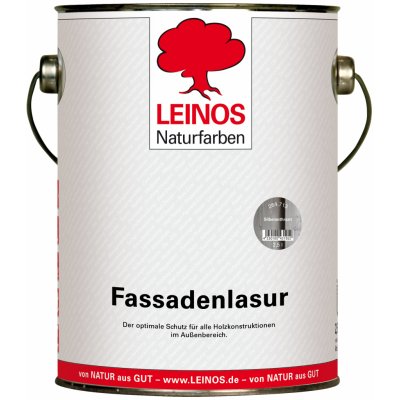 Leinos Fasádní lazura 2,5 l stříbrný antracit