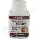 MedPharma Beta karot.25 000 m.j.Panth.+ Paba 37 kapslí – Hledejceny.cz