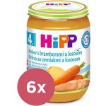 HiPP Mrkev s bramborami a lososem 6 x 190 g – Sleviste.cz