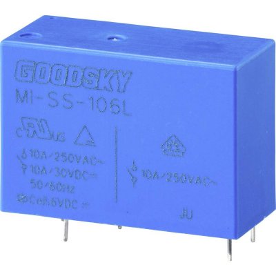 GoodSky MI-SS-106L relé do DPS 12 V/DC 10 A 1 přepínací kontakt 1 ks – Zboží Mobilmania