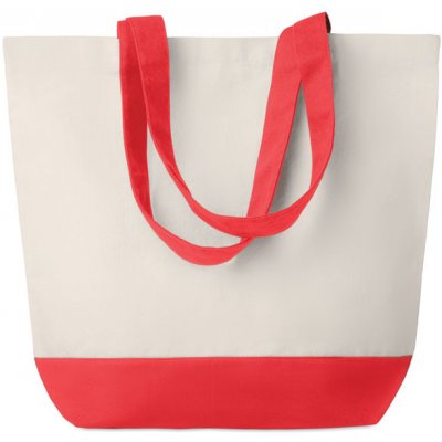 Plátěná plážová taška Kleuren bag červená – Zboží Mobilmania
