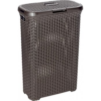 Curver Style Rattan 60 l světle šedý