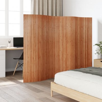 vidaXL Paraván 250 × 165 cm bambus hnědý 376992 – Zboží Mobilmania