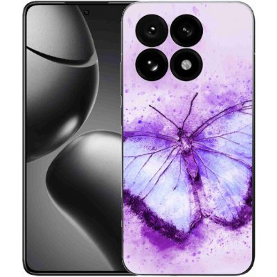 mmCase na Xiaomi 15T - fialový motýl – Zboží Mobilmania