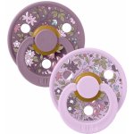 Bibs x Liberty Colour kaučuk dudlík kulatý 2ks violet sky mauve – Zboží Dáma