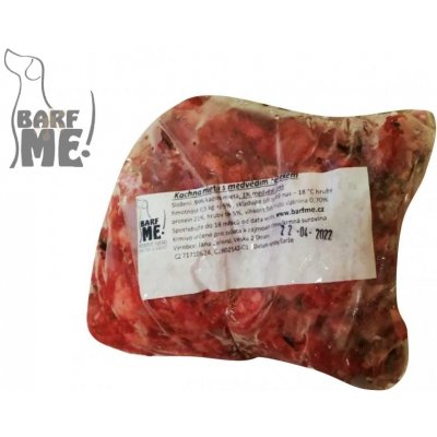 Barf Me! Kachna celá mletá s medvědím česnekem 0,5 kg – Sleviste.cz