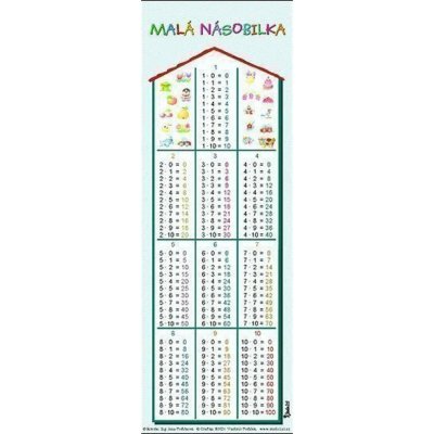 Malá násobilka (záložka) – Hledejceny.cz