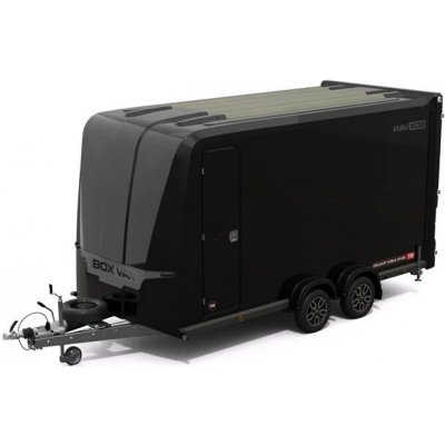 Brian James Skříňový Přívěs Box Van, 419x178x201 cm, 2700 kg, černý | Zboží Auto