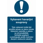 Havarijní souprava - vybavení UV tisk plast 3mm 400 x 300 mm – Zboží Dáma