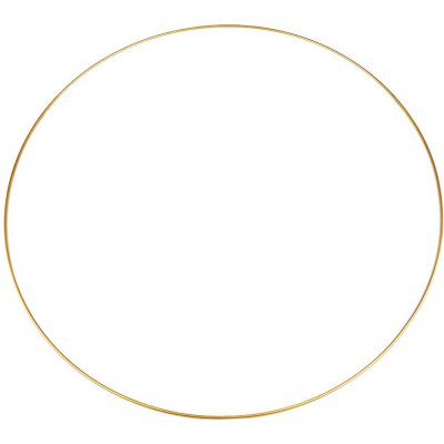 Kovový kruh na lapač snů Ø60 zlatý – Sleviste.cz