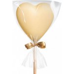 Čokoládovna Janek Čokoládové lízátko srdíčko bílé 13 g – Sleviste.cz