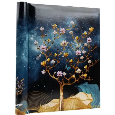 FANDY Fotoalbum samolepicí 22,5x28 cm 60 stran Goldie 2 – Hledejceny.cz