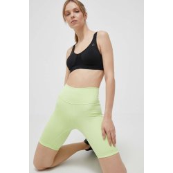 adidas Tréninkové šortky Performance Optime hladké high waist IJ6819 zelená