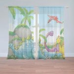 Sablio Záclony Dinosauři 3: 2ks 150x250cm – Zboží Mobilmania