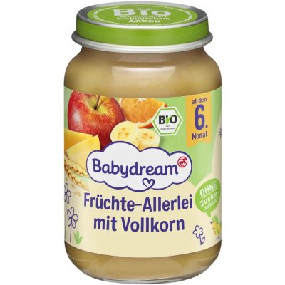 Babydream BIO ovocné pyré jablko, banán a mango 190 g – Hledejceny.cz