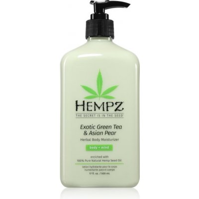 HEMPZ Exotic Green Tea & Asian Pear hydratační tělové mléko 500 ml – Hledejceny.cz