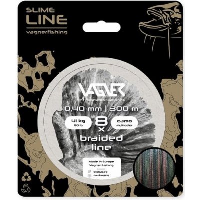 VAGNER Šňůra Braided Line Camo Multicolor 300m 0,40mm – Zboží Dáma VAGNER Šňůra Braided Line Camo Multicolor 300m 0,40mm – Zboží Dáma