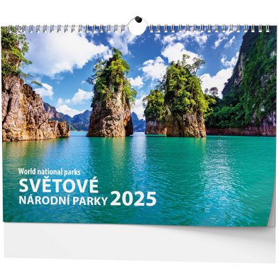 Nástěnný Baloušek Světové národní parky 2025 – Hledejceny.cz