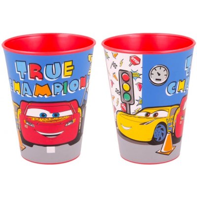 STOR Plastový kelímek Cars Auta / hrnek Cars Auta Race 260 ml