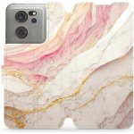 Mobiwear - Xiaomi 13T / 13T Pro - VP32S Růžový a zlatavý mramor – Zboží Živě