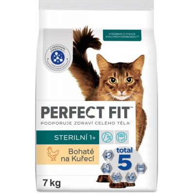 Perfect fit granule kuřecí pro kastrované dospělé kočky 7 kg – Zboží Mobilmania