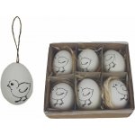 Velikonoční vajíčka, 6 ks X7943 – Zboží Dáma