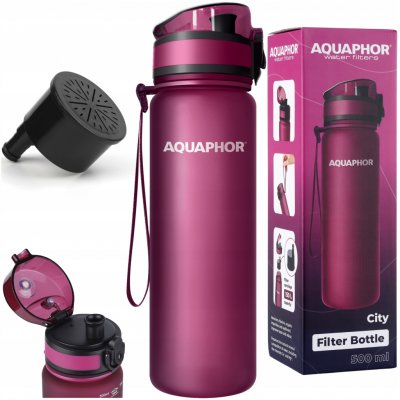 Aquaphor City 0,5 l Bordó – Hledejceny.cz