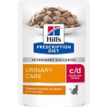 Hill's Prescription Diet C/D Urinary Stress Chick. 12 x 85 g – Hledejceny.cz