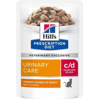Hill's Prescription Diet C/D Urinary Stress Chick. 12 x 85 g