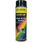 Motip High Gloss Black černý lesklý akrylový lak 500 ml – Sleviste.cz