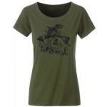Tričko E-myslivost Myslivecké dámské na lovu – Hledejceny.cz