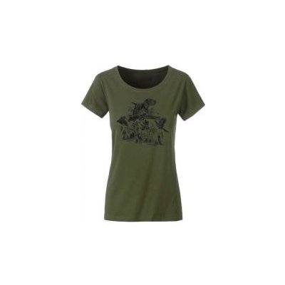 Tričko E-myslivost Myslivecké dámské na lovu – Hledejceny.cz