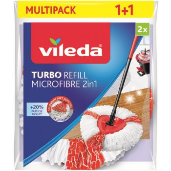 Vileda 166142 Easy Wring and Clean TURBO 2in1 náhrada 2 ks od 140 Kč -  Heureka.cz