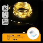 Aigostar B.V. Aigostar LED Vánoční řetěz 50xLED 3xAA 5,3m teplá bílá AI1307 – Zbozi.Blesk.cz